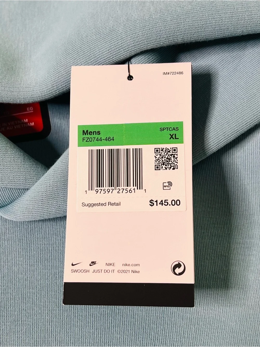 Nike Tech Reimagined Fleece Hoodie Men’s Size XL